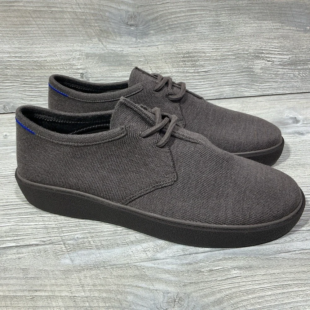 ROTHY'S The Monty Men's Size 13 Merino Wool Blend Brown Casual Knit Shoes NEW